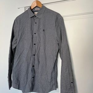 Penguin Button Down Shirt Men's Large